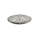 Plat Décoratif Sculpté (Medium) - Black Wash - 9 x 50 x 50 cm