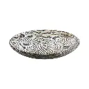Plat Décoratif Sculpté (Large) - Black Wash - 10 x 60 x 60 cm