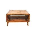 Table Basse - 1 étagère - 45 x 80 x 80 cm