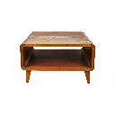 Table Basse - 1 étagère - 45 x 80 x 80 cm