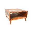 Table Basse - 1 étagère - 45 x 80 x 80 cm