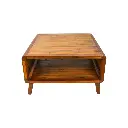 Table Basse - 1 étagère - 45 x 80 x 80 cm