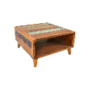 Table Basse - 1 étagère - 45 x 80 x 80 cm