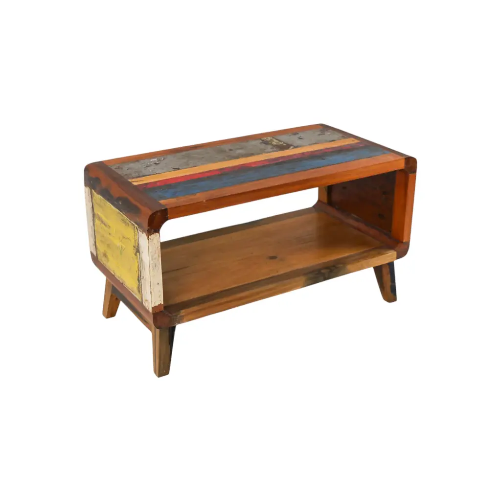 Table Basse - 1 étagère - 45 x 80 x 40 cm