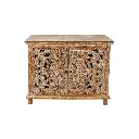 Commode sculptée - 2 portes - 80 x 101 x 44 cm