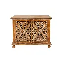Commode sculptée - 2 portes - 80 x 100 x 45,5 cm
