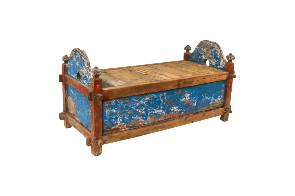 Jodang - Coffre de Mariage Sculpté - 52 x 103 x 52 cm