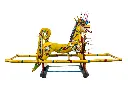 Jaran Kamput - Cheval de cérémonie indonésien - 133 x 220 x 67 cm