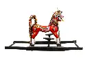 Jaran Kamput - Cheval de cérémonie indonésien - 125 x 200 x 70 cm