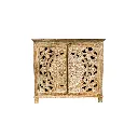 Commode Sculptée - 2 portes - 90 x 101 x 45 cm