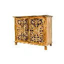 Commode Sculptée - 2 portes - 81 x 101 x 45 cm