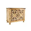 Commode Sculptée - 2 portes - 81 x 101 x 45 cm
