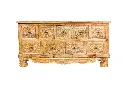 Buffet Sculptée - 9 tiroirs - 80 x 160 x 46 cm