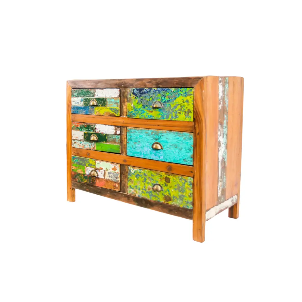 Commode - 6 tiroirs - 80 x 101 x 45 cm