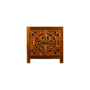 Table de Nuit - 2 portes - 50 x 50 x 41 cm