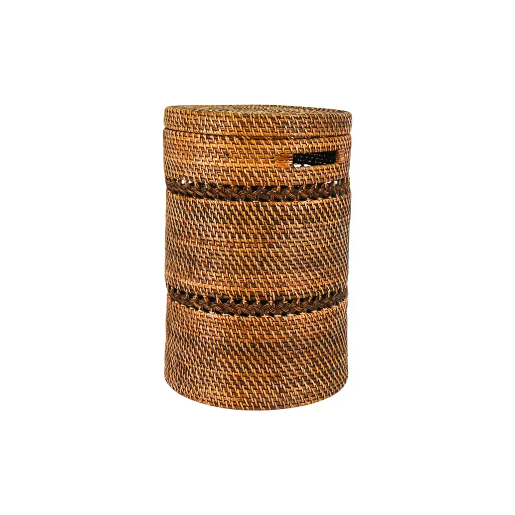 Panier à linge avec couvercle - Medium - 50 x 34 x 34 cm