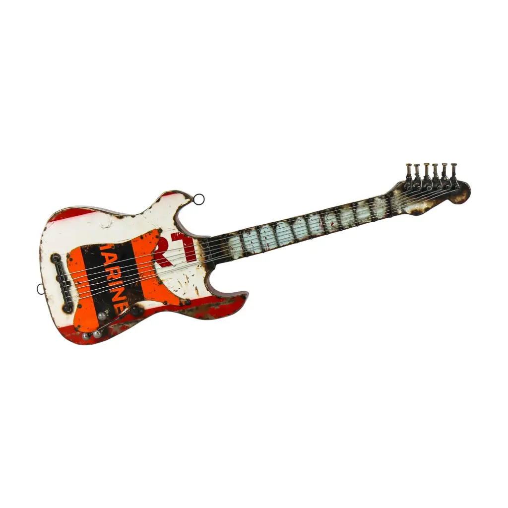 Guitare Électrique - Upcycling - 104 x 32 x 12 cm