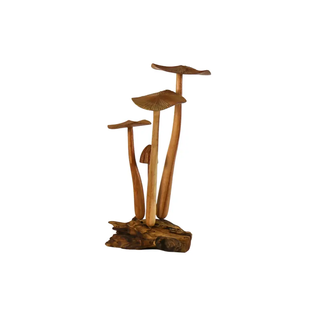 Champignons Sculptés - 37 x 18 x 19 cm