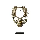 Parure Ethnique sur Socle - 44 x 28 x 10 cm