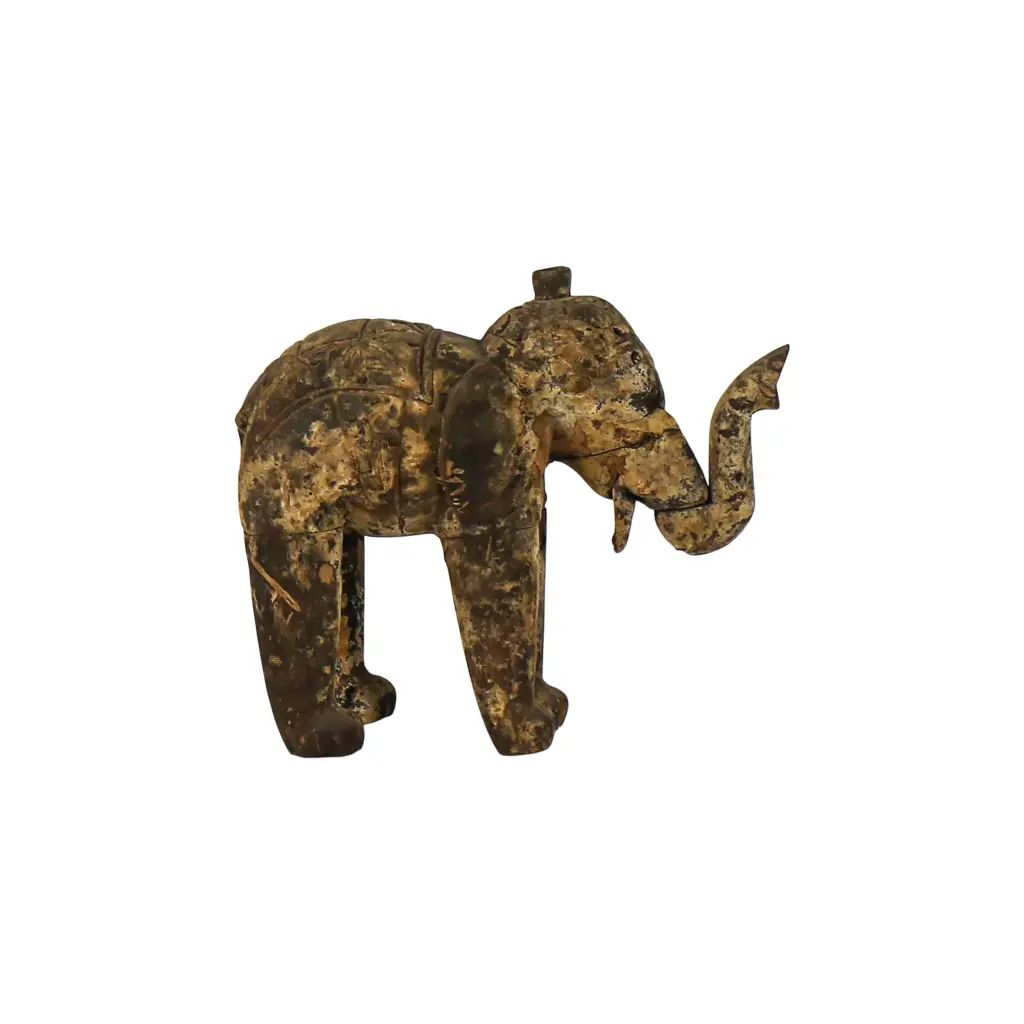 Élephant Sculpté - 31 x 15 x 35 cm