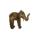 Élephant Sculpté - 31 x 15 x 35 cm