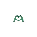 Mains "Love sign" - 11 x 18 x 8 cm