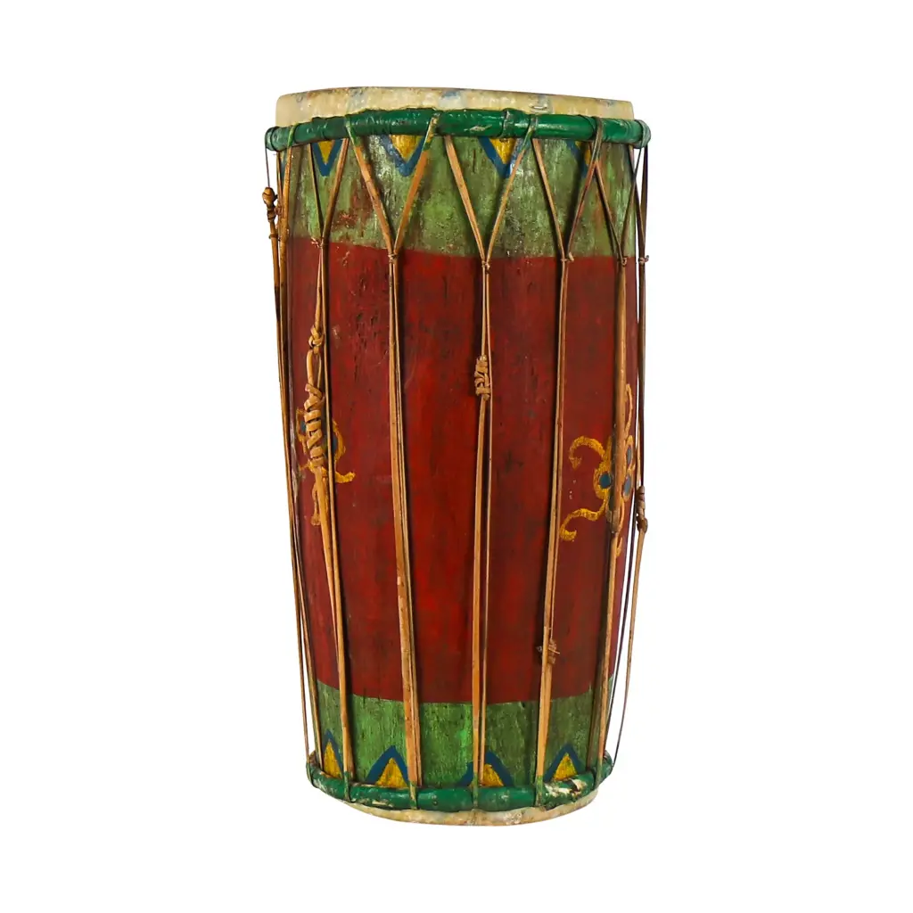 Tambour Ancien - 49 x 26 x 26 cm