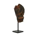 Statue - Lion Batak sur Socle - 59 x 16 x 22 cm
