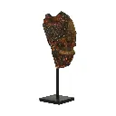Statue - Lion Batak sur Socle - 59 x 16 x 22 cm