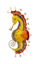 Hippocampe - 32 x 14 x 17 cm