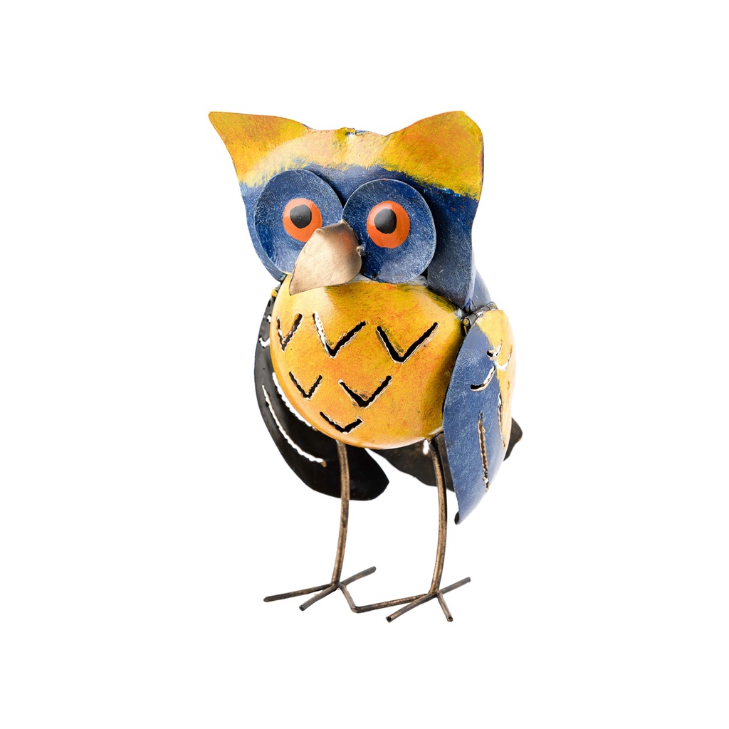 Hibou Boule - 16 x 9 x 9 cm