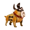 Bulldog - Crème & Brun - 17 x 20 x 9 cm