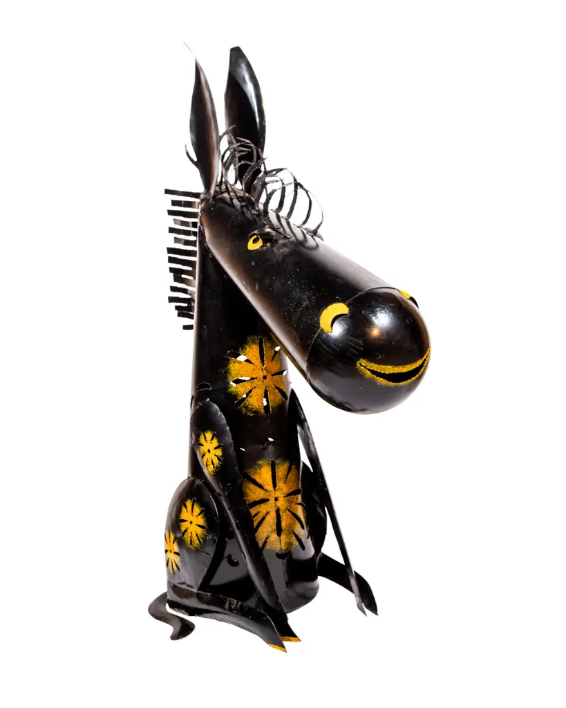 Cheval - Noir - 75 x 26 x 53 cm