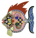 Poisson Daurade Pimp - Mix Couleur - 55 x 20 x 40 cm