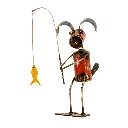 Animal Pêcheur - Chien - 22 x 20 x 8 cm