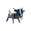 Taureau - Mix Couleur - 8 x 14 x 7 cm