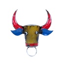 Taureau Trophée - Mix Couleur - 32 x 26 x 10 cm