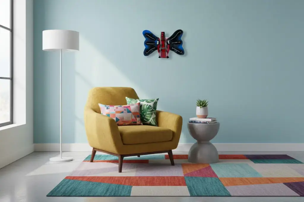 Eléphant Trophée - Mix Couleur - 25 x 36 x 30 cm