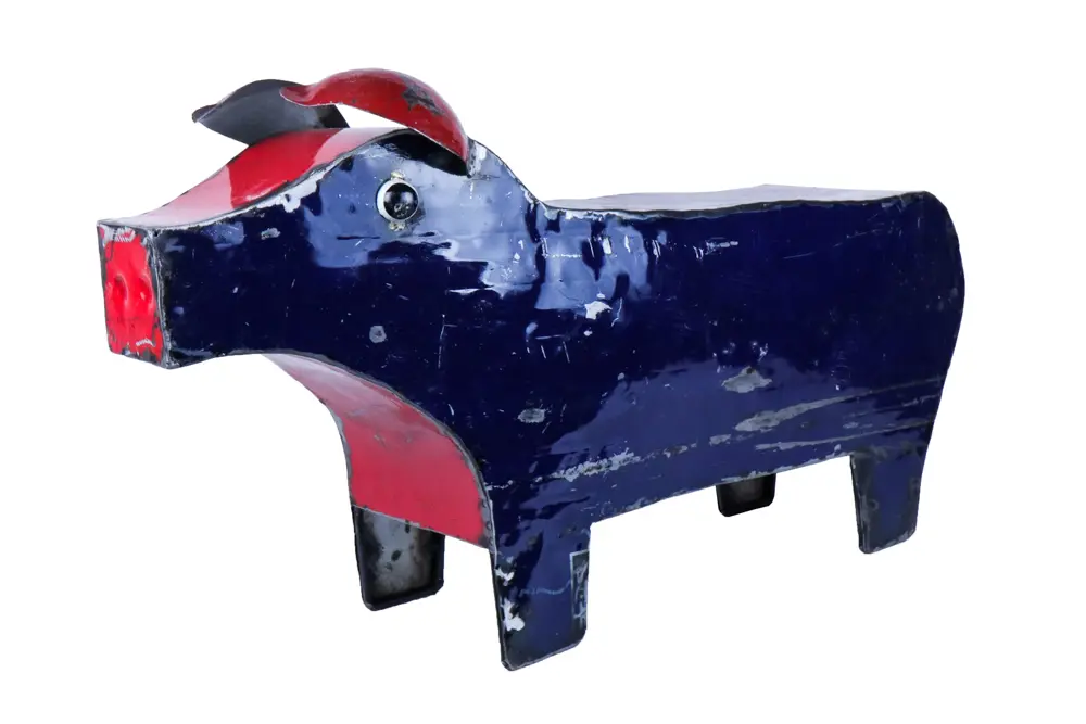 Banc Cochon - Mix Couleur - 46 x 90 x 27 cm