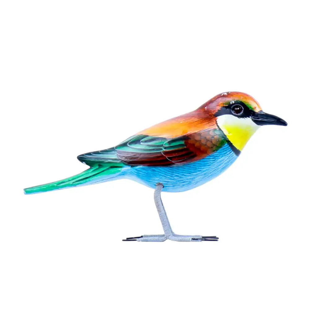 Oiseau - Guêpier - 10 x 11,5 x 4 cm