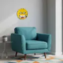 Emoji - 😄 - Visage très souriant aux yeux rieurs - 15 x 15 x 3 cm