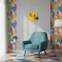 Emoji - 😘 - Visage envoyant un bisou - 15 x 15,5 x 3 cm