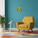 Emoji - 😂 - Visage riant aux larmes - 15 x 16 x 3 cm