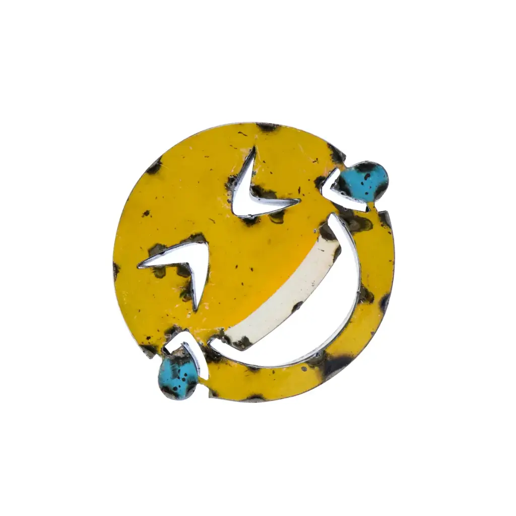 Emoji - 🤣 - Se rouler par terre de rire - 15 x 17 x 3 cm