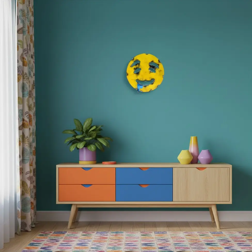 Emoji - 🤤 - Visage qui bave - 15 x 15,5 x 3 cm