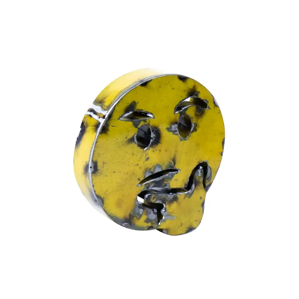 Emoji - 🤔 - Visage en pleine réflexion - 16,5 x 15 x 3 cm