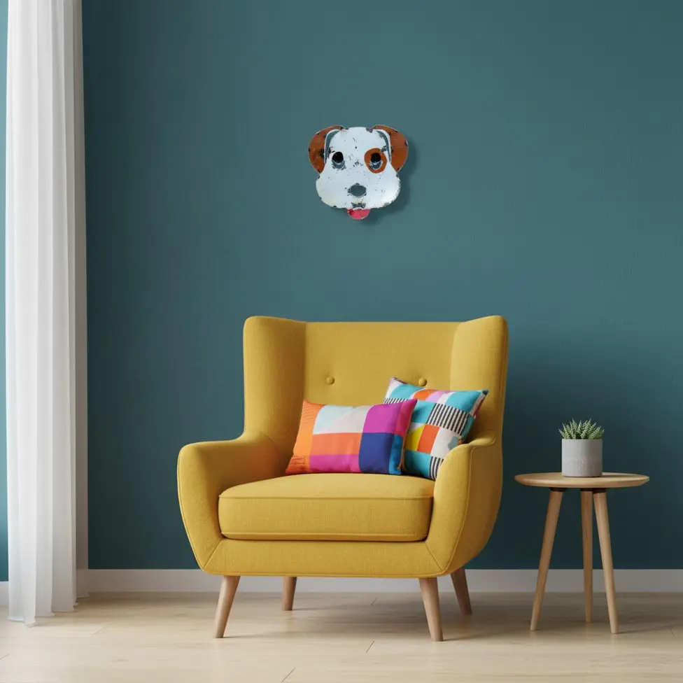 Emoji - 🐶 - Tête de chien - 15 x 15 x 3 cm