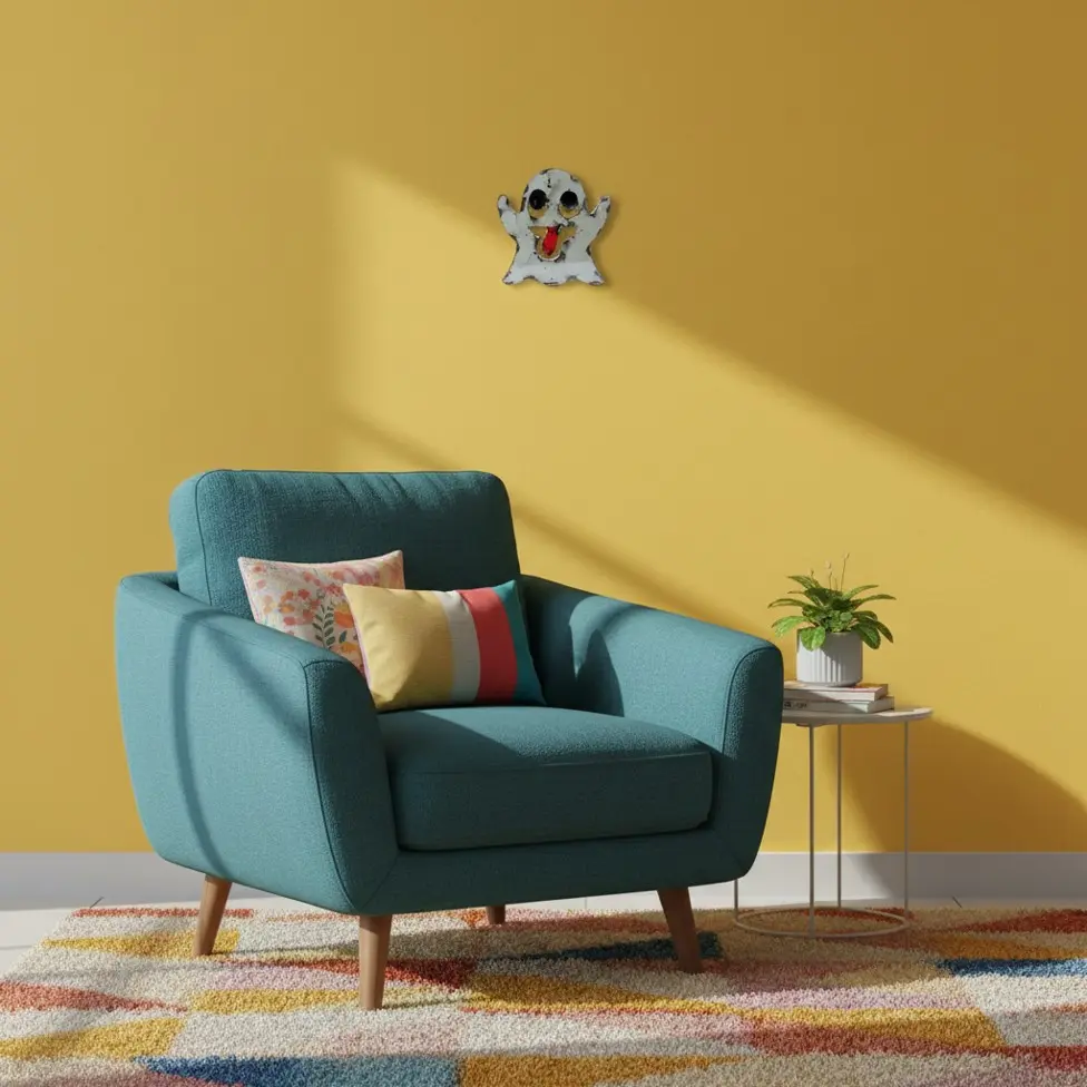 Emoji - 👻 - Fantôme - 15 x 15 x 3 cm