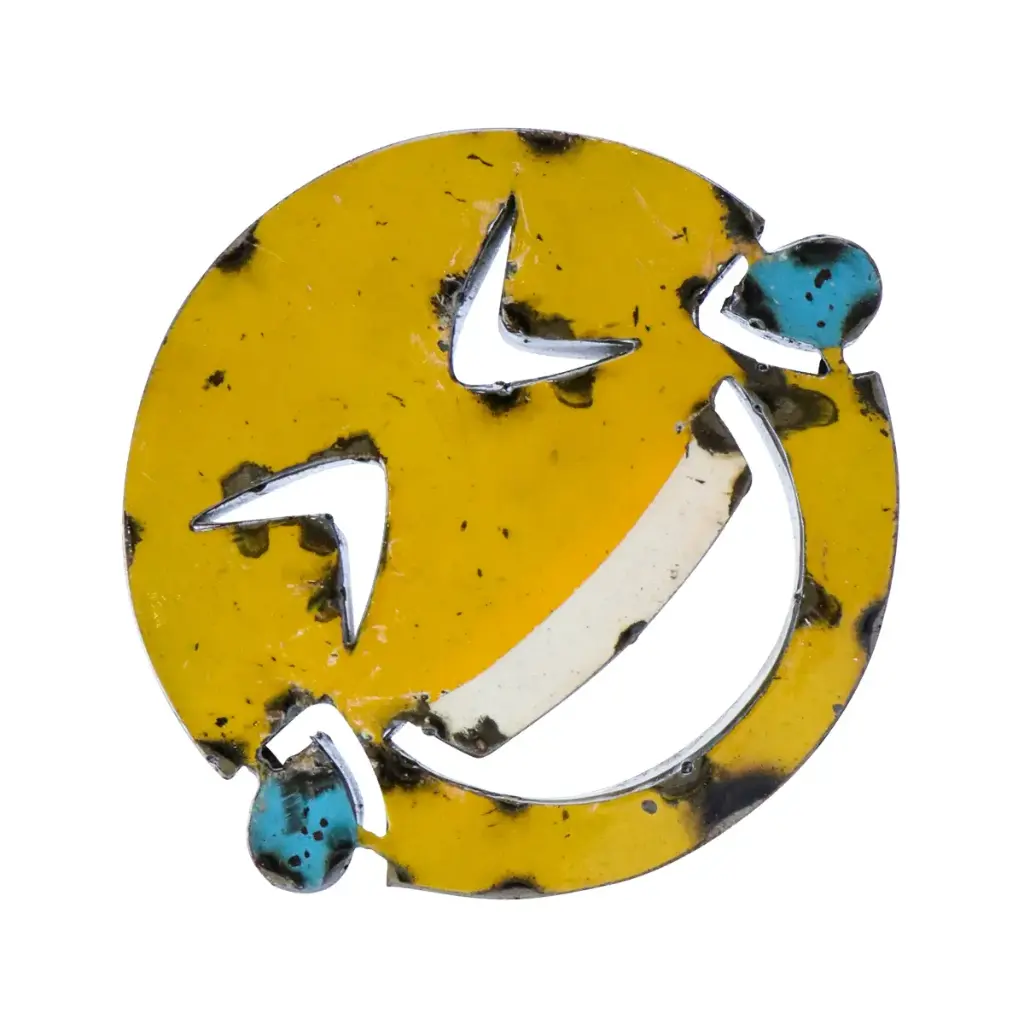 Emoji - 🤣 - Se rouler par terre de rire - 28 x 32 x 4 cm