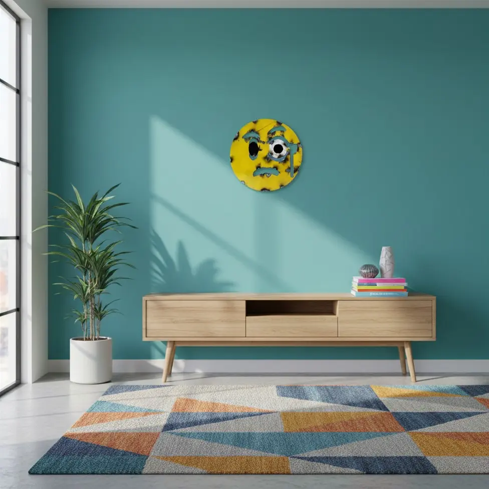 Emoji - 🧐 - Visage avec un monocle - 28 x 28 x 4 cm